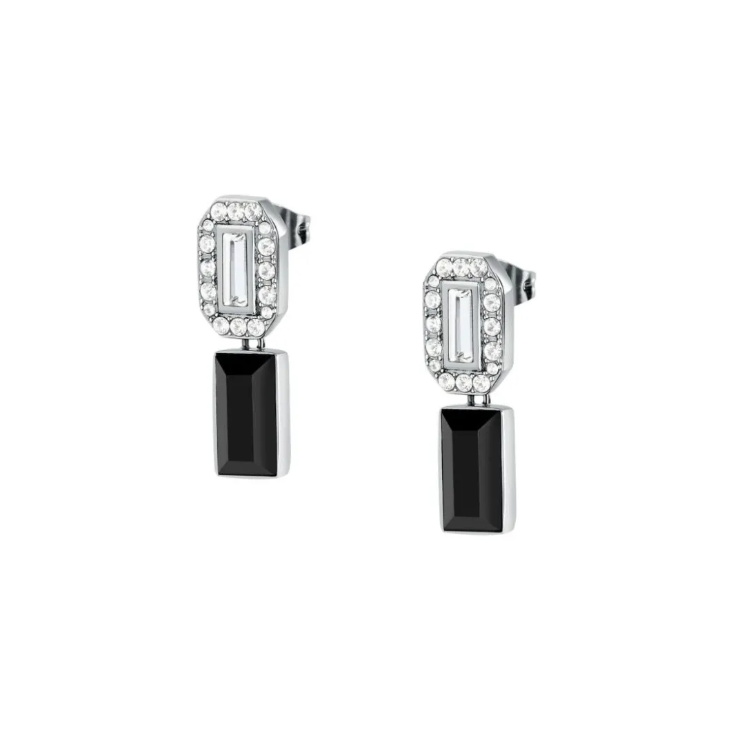 Karl Lagerfeld Bijoux Boucles D'Oreilles<Boucles oreilles Karl Lagerfeld Stone - KLAYC41 Acier Argent