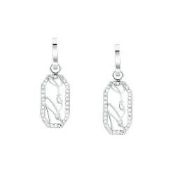 Karl Lagerfeld Bijoux Boucles D'Oreilles<Boucles oreilles Karl Lagerfeld Stone - KLAYC46 Acier Argent