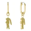 Lacoste Boucles D'Oreilles<Boucles oreilles Crocodile - 2040364 Acier Doré