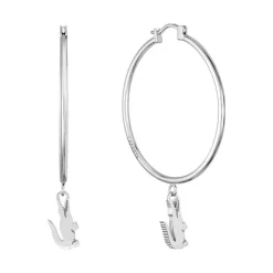 Lacoste Boucles D'Oreilles<Boucles oreilles Crocodile - 2040375 Acier Argent