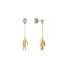 Lacoste Boucles D'Oreilles<Boucles oreilles Crocodile - 2040472 Acier Doré