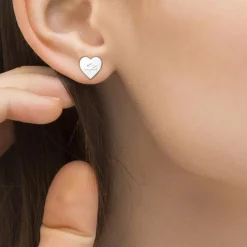 Lacoste Boucles D'Oreilles<Boucles oreilles Love My Croc - 2040421 Acier Argent