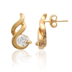 Maison de la Bijouterie Boucles D'Oreilles<Boucles oreilles Sensimio Y4363Z0 Plaqué or