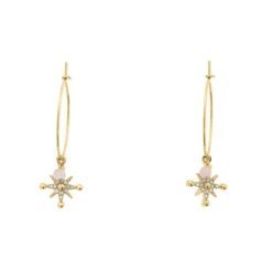 Pierre Lannier Bijoux Boucles D'Oreilles<Boucles oreilles Australe - BJ22A2251 Acier Doré