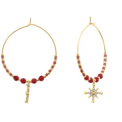 Pierre Lannier Bijoux Boucles D'Oreilles<Boucles oreilles Antharea - BJ25A2251 Acier Doré