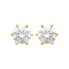 Maison de la Bijouterie Boucles D'Oreilles<Boucles oreilles plaqué or oxyde zirconium 7mm Y0YZ536WZ