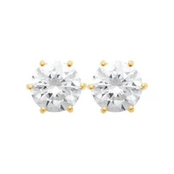 Maison de la Bijouterie Boucles D'Oreilles<Boucles oreilles plaqué or oxyde zirconium 8mm Y0YZ536VZ