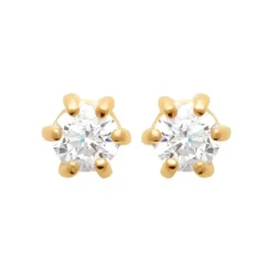 Maison de la Bijouterie Boucles D'Oreilles<Boucles oreilles plaqué or oxyde zirconium 3mm Y0YZ5363Z