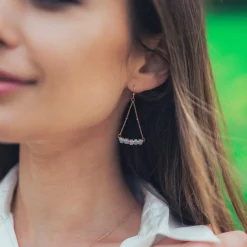 Sloya Boucles D'Oreilles<Boucles oreilles Piana en pierres Amazonite Bleu