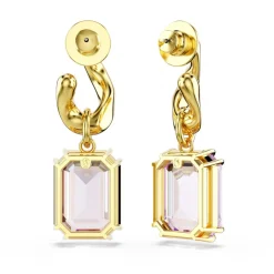 Swarovski Boucles D'Oreilles<Boucles oreilles Millenia 5694784 Plaqué or Violet