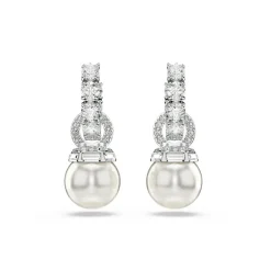 Swarovski Boucles D'Oreilles<Boucles oreilles Matrix Pearl - 5691716 Métal rhodié Argent