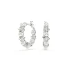 Swarovski Boucles D'Oreilles<Boucles oreilles Matrix Pearl - 5709256 Métal rhodié Blanc