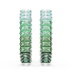 Swarovski Boucles D'Oreilles<Boucles oreilles Matrix Baguette - 5705787 Métal rhodié Vert
