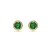 Swarovski Boucles D'Oreilles<Boucles oreilles Una - 5680562 Plaqué or Vert