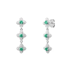 Punica Bijoux Boucles D'Oreilles<Boucles Fine FIN_E12_RHO Argent