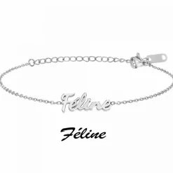 Athème Bracelets<Bracelet B2694-ARGENT-FELINE Femme