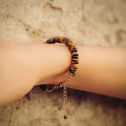 Sloya Bracelets<Bracelet Blima en pierres Oeil de Tigre
