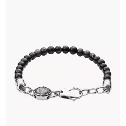 Diesel Bijoux Bracelet<Bracelet Diesel DX0848040 - Bracelet Tresse Cuir Noir Homme