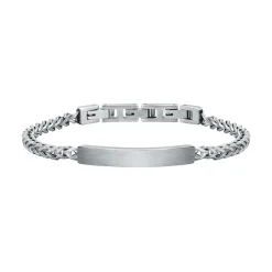 Sector Bijoux Bracelet<Bracelet en acier pour homme argenté