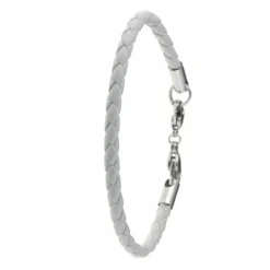 So Charm Bijoux Charms<Bracelet façon cuir blanc pour charms perles par SC Crystal