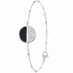 Angèle M Bijoux Bracelets<Bracelet Femme B2313-ARGENT - Angèle M Blanc