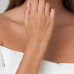 Angèle M Bijoux Bracelets<Bracelet Femme B2388- - Angèle M Argent
