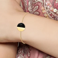 Angèle M Bijoux Bracelets<Bracelet Femme B2422-DORE - Angèle M