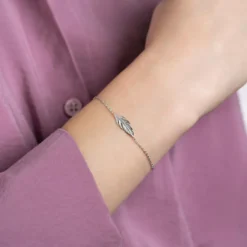 Maison de la Bijouterie Bracelets<Bracelet Femme fantaisie oxyde de zirconium Argent VWZW34ZV