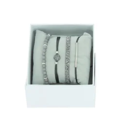 Les Interchangeables Bracelets<Bracelet Femme - A56390 Strass Box Fabric 4