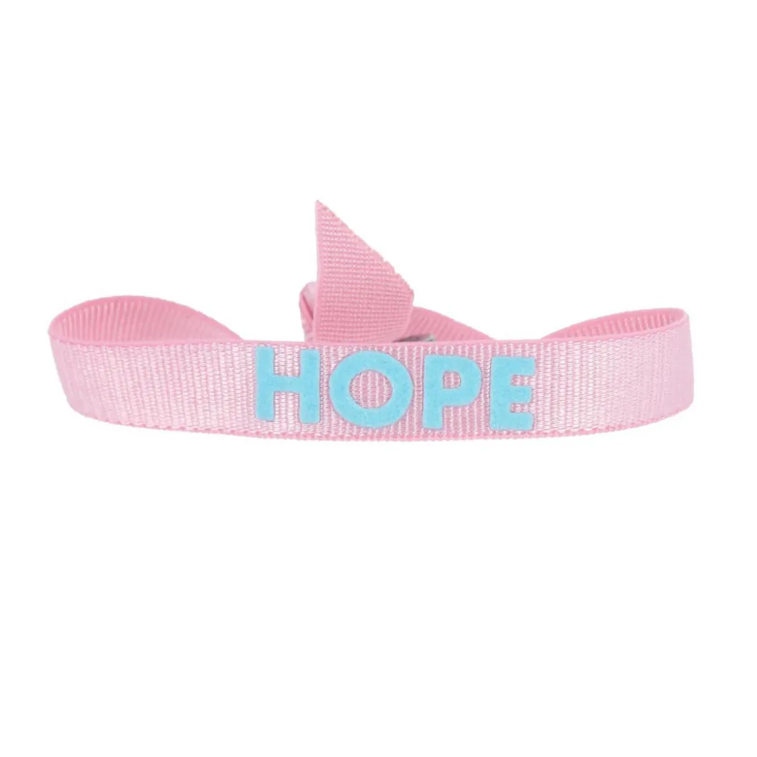 Les Interchangeables Bracelets<Bracelet Femme - A85898 Message Hope Rose et Bleu