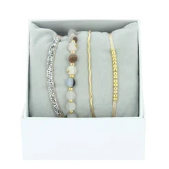 Les Interchangeables Bracelets<Bracelet Femme A85339 - Strass Box Jonc Fil