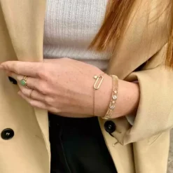 Maison de la Bijouterie Bracelets<Bracelet Femme Sensimio UW344ZZV Plaqué or