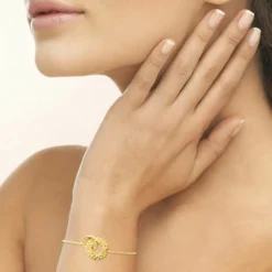 Maison de la Bijouterie Bracelets<Bracelet Femme Sensimio UYZ63UZV Plaqué or