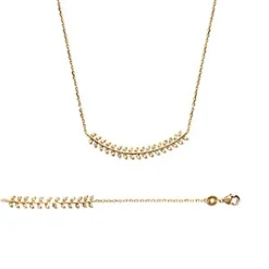 Maison de la Bijouterie Bracelets<Bracelet Femme épi plaqué or UWZ5W6ZV