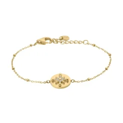 Pierre Lannier Bijoux Bracelets<Bracelet Femme Persea - BJ21A1201 Acier Doré