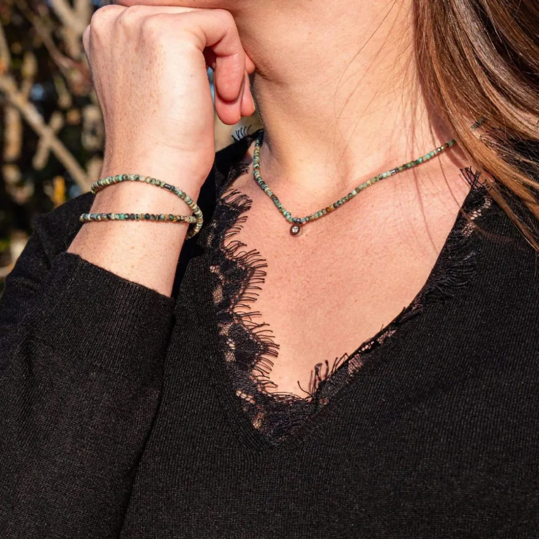 Sloya Bracelets<Bracelet Femme Lumia Turquoise Africain