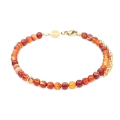Sloya Bracelets<Bracelet Femme Serena en pierres Cornaline Rouge
