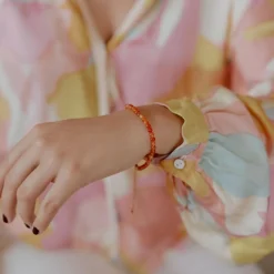 Sloya Bracelets<Bracelet Femme Serena en pierres Cornaline Rouge