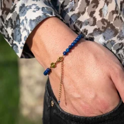 Sloya Bracelets<Bracelet Femme Serena en pierres Lapis-lazuli