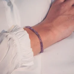 Sloya Bracelets<Bracelet Femme Serena en pierres Améthyste Violet