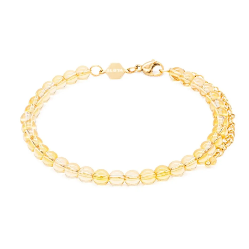 Sloya Bracelets<Bracelet Femme Serena en pierres Citrine