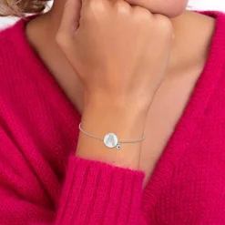 So Charm Bijoux Bracelets<Bracelet Femme So Charm - BD2693-ARGENT-A-DIAMANT - Bracelet Argenté Lettre