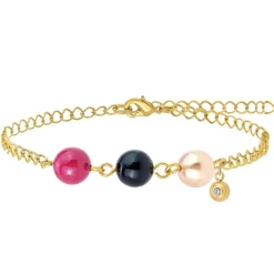 So Charm Bijoux Bracelets<Bracelet Femme So Charm - BD2945-DIAMANT - Bracelet Mode Doré