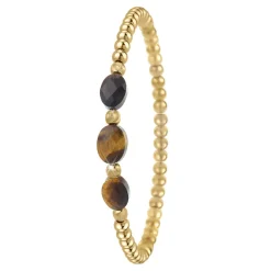 So Charm Bijoux Bracelets<Bracelet Femme So Charm - B4173- - Bracelet Mode Doré Marron