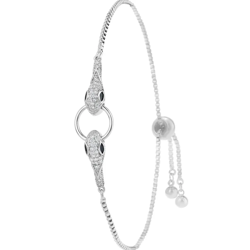 So Charm Bijoux Bracelets<Bracelet Femme So Charm - B3155-ARGENT - Bracelet Serpent Argenté