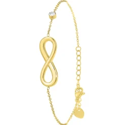 So Charm Bijoux Bracelets<Bracelet Femme So Charm - B3023-DORE - Bracelet Infini Doré