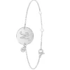 So Charm Bijoux Bracelets<Bracelet Femme So Charm - BD2281-ARGENT-N-DIAMANT - Bracelet Initial Argenté