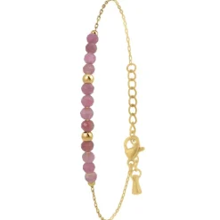 So Charm Bijoux Bracelets<Bracelet Femme So Charm - B4264-TOURMALINE - Bracelet Mode Doré