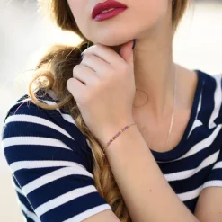 So Charm Bijoux Bracelets<Bracelet Femme So Charm - B4264-TOURMALINE - Bracelet Mode Doré