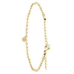 So Charm Bijoux Bracelets<Bracelet Femme So Charm - BD2386-DORE-DIAMANT - Bracelet Mode Doré
